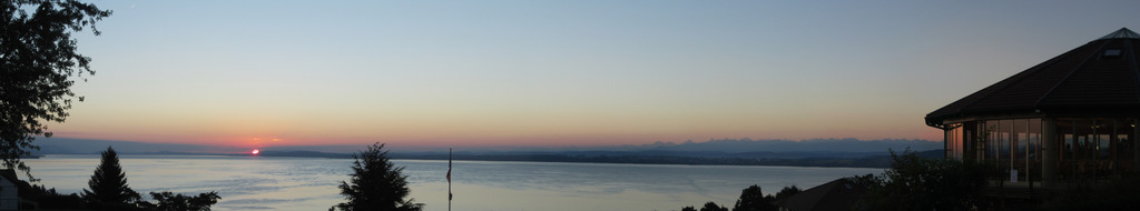 panorama of sunrise