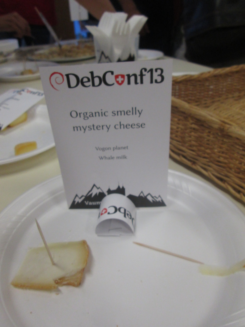 Organic smelly mystery cheese (Vogon planet Whalke milk)